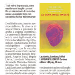 Rassegna stampa di Cinzia Lacalamita